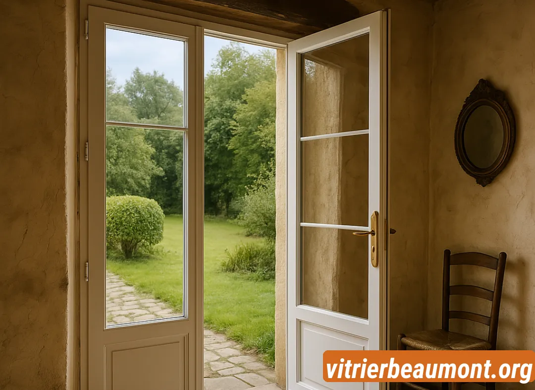Installation de fenêtre en PVC Beaumont