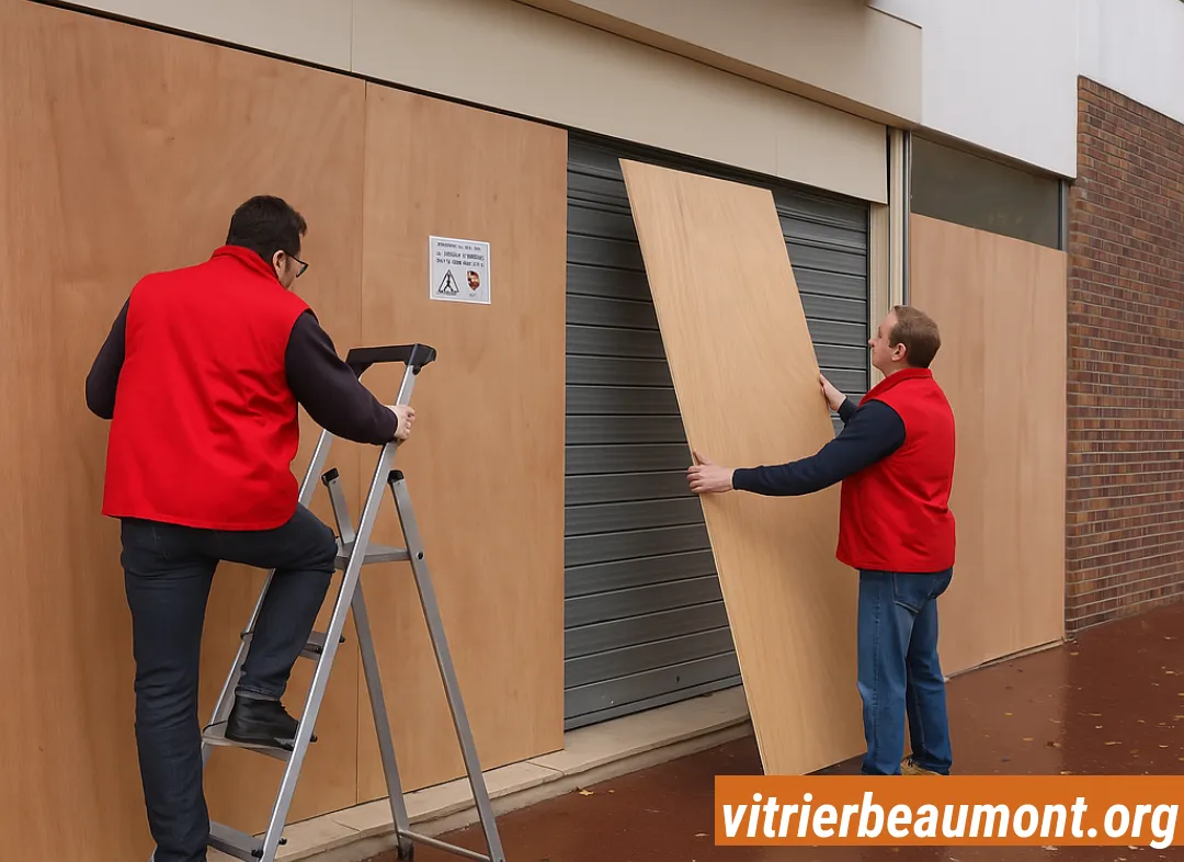 Mise en sécurité fermeture provisoire Beaumont
